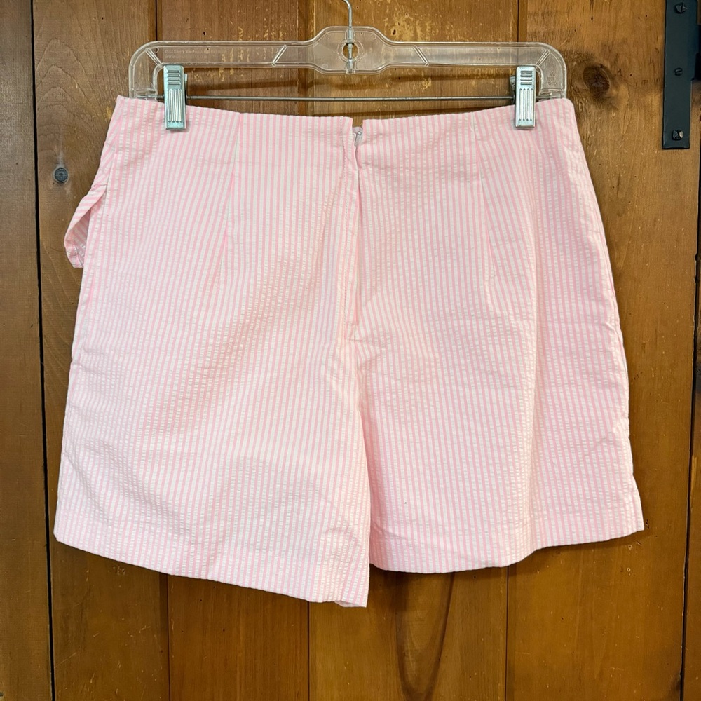 LILLY PULITZER Faye Skort in Pink Seersucker NWT Sz 0 & 4 $88 - Picture 3 of 3